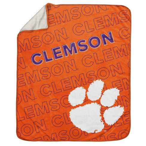 Clemson sherpa blanket new arrivals