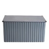 Moda Furnishings 380 Gallon Water Resistant Steel Lockable Deck Box - 3 of 4