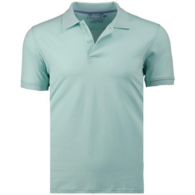 Marquis Men's Winter Green Slim Fit Jersey Polo Shirt, Size - Small ...