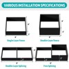 SEVOBAL Planters Set of 2 Garden Bed Kit, Versatile Planter Box for Vegetables, Flowers, and Herbs, in Backyard or Patio, Black, 47.24"*47.24"*23.62" - 2 of 4