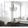 Elegant Lighting Cohen 36 inch pendant in black - 2 of 4