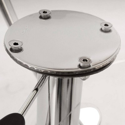 Napoli Clear Acrylic Adjustable Swivel Bar Stool