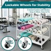 MOEPISY All-in-One Organizer for Yoga Mat Holder,Home Gym Equipment Storage Cart for Dumbbells, Kettlebells and Foam Rollers - 4 of 4