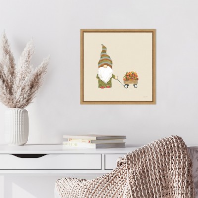 Harvest Gnomes Earth Tones Canvas Wall Art Print