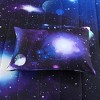 PiccoCasa Polyester Twin Galaxies All-season Reversible Comforter & Pillow Case Sets Galaxies Purple 2 Pcs - image 3 of 4