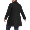 Agnes Orinda Women's Plus Size Trendy Long Sleeve Side Pockets Elegant Winter Overcoats - 4 of 4