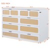 Queen/Full Size Wooden Murphy Bed Wall Bed with Large Drawer and Electrical Outlet 4S -ModernLuxe - 3 of 4