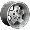 OE Wheels LLC JP08-15080-5450-25MS Silver Machined Wheel Painted (15 x 8. inches /5 x 114 mm, 25 mm Offset) - 2 of 3