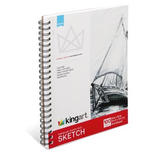 KINGART Sketch Pad 9x12 100 Sheets - 1 of 4
