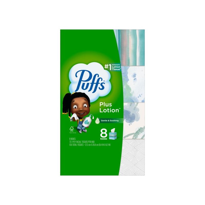 Puffs Plus Lotion Facial Tissue, 3 of 8