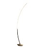 62.25" Modern Arc Metal Tube Floor Lamp (Includes LED Light Bulb) Silver - Ore International - image 2 of 4