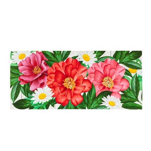 Evergreen Blooming Sassafras Indoor Outdoor Switch Doormat 1'10"x10" Multicolored - 1 of 4