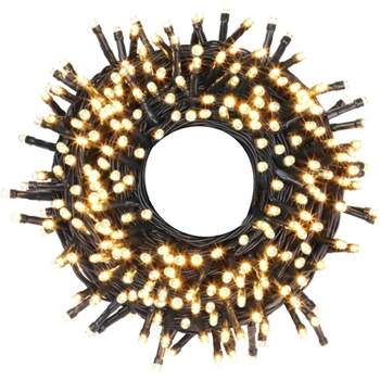 Joiedomi 240 LED Green Wire String Lights on Reel (Warm White)