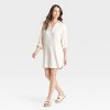 Women's Long Sleeve Popover Mini Shirtdress - Universal Thread™ - 3 of 3