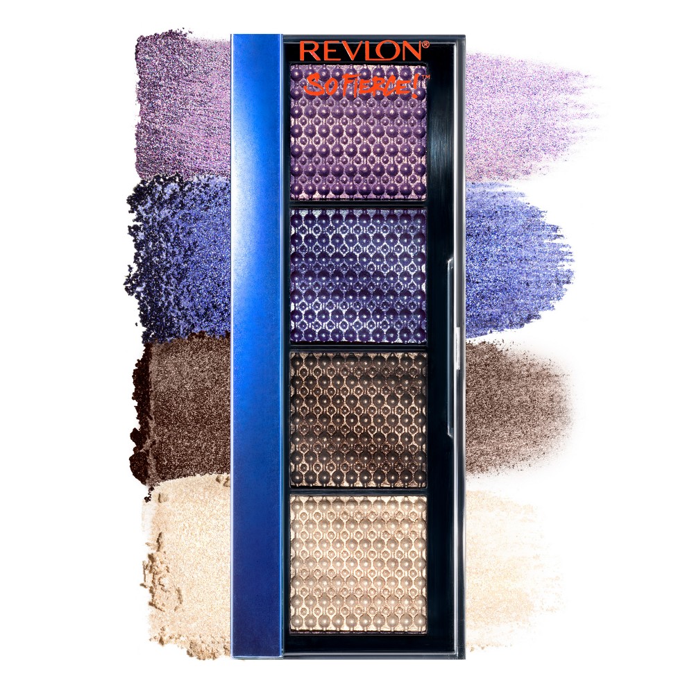 Photos - Other Cosmetics Revlon So Fierce! Prismatic Halo Shadow Quad - 964 Clap Back - 0.21oz 