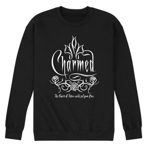 Men's - Charmed - The Power of Three Will Set You Free Graphic Fleece Sweatshirt - 1 of 4