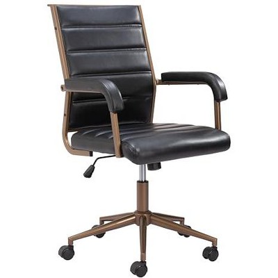 Zuo Auction Office Chair Vintage Black