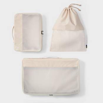 3pc Packing Cube & Laundry Bag Set - Open Story™️