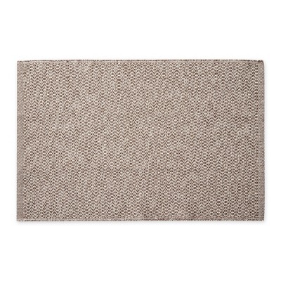 Design Imports Miniature Diamonds - Leather Brown - 2 X 3 Ft