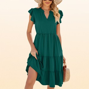 short dress wedding party Andrea and Leo Couture WL025 Reception Dress – Glass Slipper Formals pockets Size:16 US/CA (20 UK) Off the Shoulder Short sheer panel and sleeves
