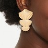 Linear Shell Drop Earrings - A New Day™ Gold - 2 of 3