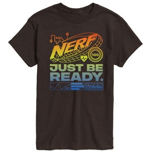 Men's - NERF - Just Be Ready Rainbow Gradient Logo Short Sleeve Graphic T-Shirt - 1 of 3