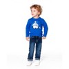 Deux par Deux Boy Long Sleeve Organic Cotton Jersey Tee Blue - 2 of 4