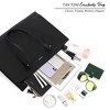 Laptop bags for Women Purses and Handbags 15.6 Inch Computer Work Bags Briefcase Office Bag School Shoulder Bag Large - 3 of 4
