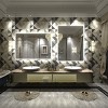 Apmir Super Bright 192 LEDs/m Back LED Lighted Anti-Fog Tempered Glass Bathroom/Vanity Mirror with ETL & 3-Year Warranty - 3 of 4