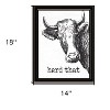 HomeRoots Herd That Black Framed Print Bathroom Wall Art - 3 of 3