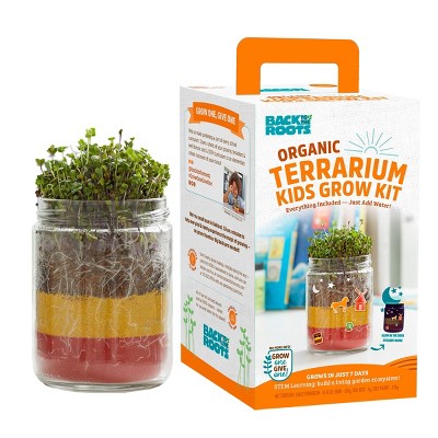 Back to The Roots Organic Terrarium Kids Grow Kit