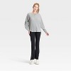 Women's Waffle Henley Long Sleeve Top - JoyLab™ - 3 of 3