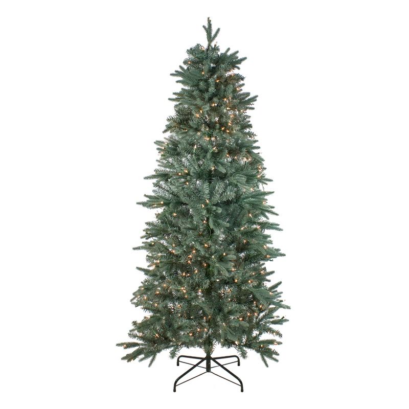 Northlight Real Touch™️ Pre-Lit Slim Washington Frasier Fir Artificial Christmas Tree -12' - Clear Lights, 3 of 11