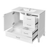 INFURNIC Vanity Tables, Functional Compact Space Saving Bathroom Vanity with Advanced Features for Small Bathrooms, White, 18.3"*24"*34.3" - 4 of 4