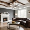 Warmiplanet 62"Ceiling Fans with Lights and Remote Control, Reversible Silent DC Motor, 6 Speeds, 3 Color Dimmable LED Light, Timer, Nickel, 9-Blades - 4 of 4