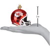 Old World Christmas Blown Glass Ornament for Christmas Tree, Kansas City Chiefs Helmet - 4 of 4