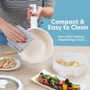 Multi Function Hot Pot Cooker 1.5L- Electric 3 in 1 Nonstick Machine Acts as Ricer Cooker, Dumpling Steamer or Stir Fry Maker- Mini Portable for Rapid - 4 of 4