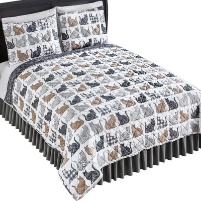 Collections Etc Nala Cat Quilt
