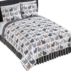 Collections Etc Nala Cat Quilt - 1 of 2