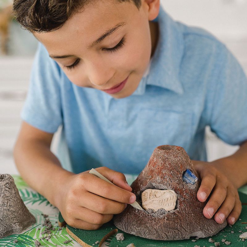 MindWare Dig It Up! Bubbling Discovery: Prehistoric Volcano Fossil Dig Kit - 7 Artifacts, 3 of 5
