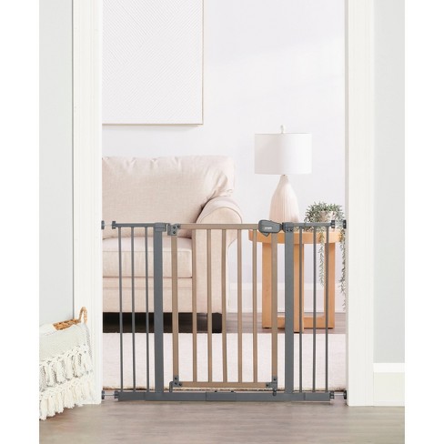 Regalo Fabric Retractable Baby Gate - Gray