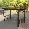 6.5x12 FT Hardtop Grill Gazebo,Galvanized Steel Roof BBQ Canopy With Side Shelves And Hooks-Maison Boucle - 2 of 4