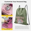 Drawstring Backpack is a must-have for outdoor hiking/fitness, with a simple design and strong waterproof - 4 of 4