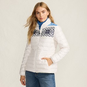 Lands' End Women's Wanderweight Ultralight Packable Down Jacket - 1 of 4