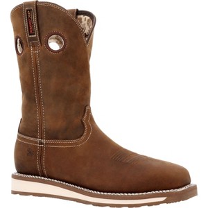 Men's Durango® Maverick WXP Men's Steel Toe Waterproof Western Wedge Work Boot - 1 of 4