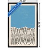 Trends International Geometric - Blue Framed Wall Poster Prints - 3 of 4