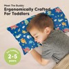 KeaBabies Buddy Toddler Pillow with Pillowcase, 10x18 Buddy Pillow for Toddler, Soft Kids Pillow for Sleeping, Travel, Age 2-5 - 2 of 4