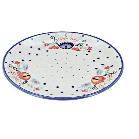 Blue Rose Polish Pottery Manufaktura Dessert Plate - image 1 of 1