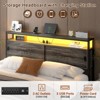 Aheaplus Storage Bed with Sliding Doors, LED Lights & USB Charging Station - 4 of 4
