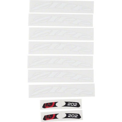 Zipp Speed Weaponry 404 Decal Sets Matte White